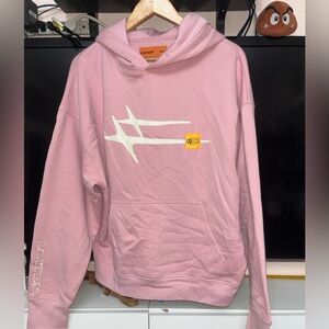 Loiter Pink Hooded Pullover / sweatpants Size M Set